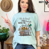 DTF Transfer - DTF012554 I was Crazy before the Goats