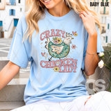 DTF Transfer - DTF012556 Crazy Chicken Lady