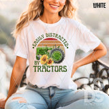DTF Transfer - DTF012562 Easily Distracted by Tractors