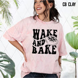 DTF Transfer - DTF012571 Wake and Bake Single Color