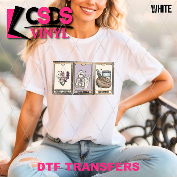 DTF Transfer - DTF012578 Wildflowers Free Range Sourdough