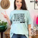 DTF Transfer - DTF012579 So God Made a Farmer Single Color