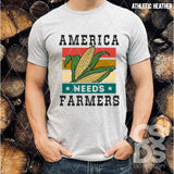 DTF Transfer - DTF012580 America Needs Farmers