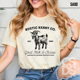 DTF Transfer - DTF012584 Rustic Nanny Co Single Color