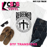 DTF Transfer - DTF012591 Redeemed Single Color