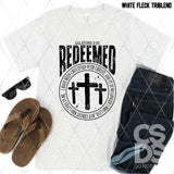 DTF Transfer - DTF012591 Redeemed Single Color