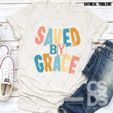 DTF Transfer - DTF012592 Saved By Grace