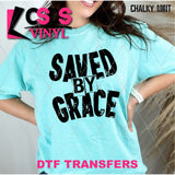 DTF Transfer - DTF012593 Saved By Grace Single Color