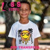 DTF Transfer - DTF012601 Chill Out Smile