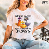 DTF Transfer - DTF012625 I was Crazy before the Chickens