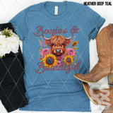 DTF Transfer - DTF012629 Boujee & Beautiful Cow