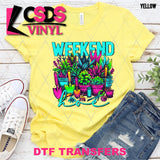 DTF Transfer - DTF012630 Weekend Hoe