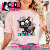 DTF Transfer - DTF012632 Over Stimulated Cat