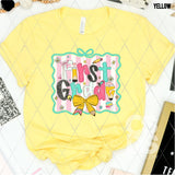 DTF Transfer - DTF012646 Back to School Pencil Bow Grade Set