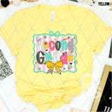 DTF Transfer - DTF012646 Back to School Pencil Bow Grade Set