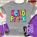 DTF Transfer - DTF012647 Hello Grade Set