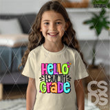 DTF Transfer - DTF012647 Hello Grade Set