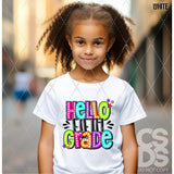 DTF Transfer - DTF012647 Hello Grade Set