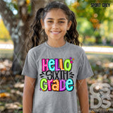 DTF Transfer - DTF012647 Hello Grade Set