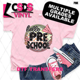 DTF Transfer - DTF012648 Hello Pink Round Grade Set