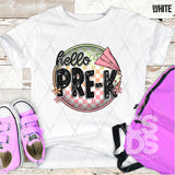 DTF Transfer - DTF012648 Hello Pink Round Grade Set