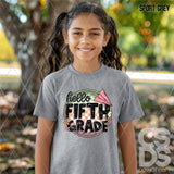 DTF Transfer - DTF012648 Hello Pink Round Grade Set