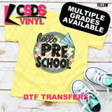 DTF Transfer - DTF012649 Hello Blue Round Grade Set