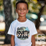 DTF Transfer - DTF012649 Hello Blue Round Grade Set