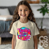 DTF Transfer - DTF012651 Hello Tie Dye Pink Grade Set