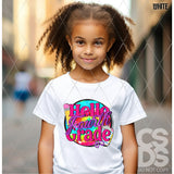 DTF Transfer - DTF012651 Hello Tie Dye Pink Grade Set