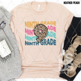 DTF Transfer - DTF012657 Leopard Stacked Word Art Grade Set