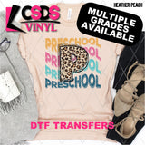 DTF Transfer - DTF012657 Leopard Stacked Word Art Grade Set