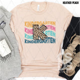 DTF Transfer - DTF012657 Leopard Stacked Word Art Grade Set