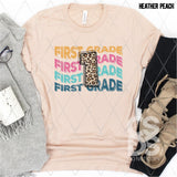 DTF Transfer - DTF012657 Leopard Stacked Word Art Grade Set