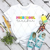 DTF Transfer - DTF012664 Scribble Teacher Grade Set