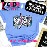 DTF Transfer - DTF012667 Stars Grade Set