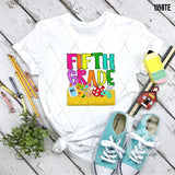 DTF Transfer - DTF012668 School Ruler Grade Set