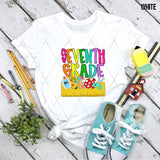 DTF Transfer - DTF012668 School Ruler Grade Set