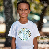 DTF Transfer - DTF012670 Stars Round Blue Grade Set