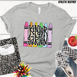 DTF Transfer - DTF012671 Crayon 1 Grade Set