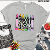 DTF Transfer - DTF012671 Crayon 1 Grade Set