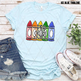 DTF Transfer - DTF012672 Crayon 2 Grade Set