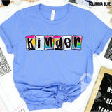 DTF Transfer - DTF012674 School Letters Grade Set