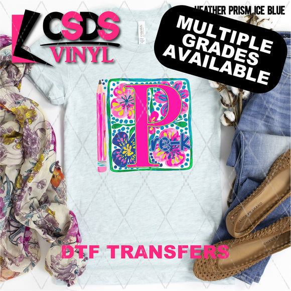 DTF Transfer - DTF012680 Watercolor Floral Grade Set