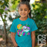 DTF Transfer - DTF012684 Bright Watercolor Hello Grade Set