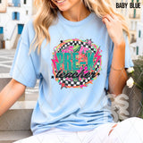 DTF Transfer - DTF012686 Floral Checkered Teacher Grade Set