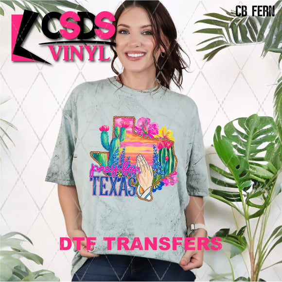 DTF Transfer - DTF012692 Pray for Texas