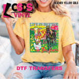 DTF Transfer - DTF012699 Watercolor Life is Better on the Farm