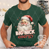 DTF Transfer - DTF012749 Vintage Christmas Big Nick Energy
