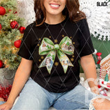 DTF Transfer - DTF012750 Jesus's Birth Christmas Coquette Bow